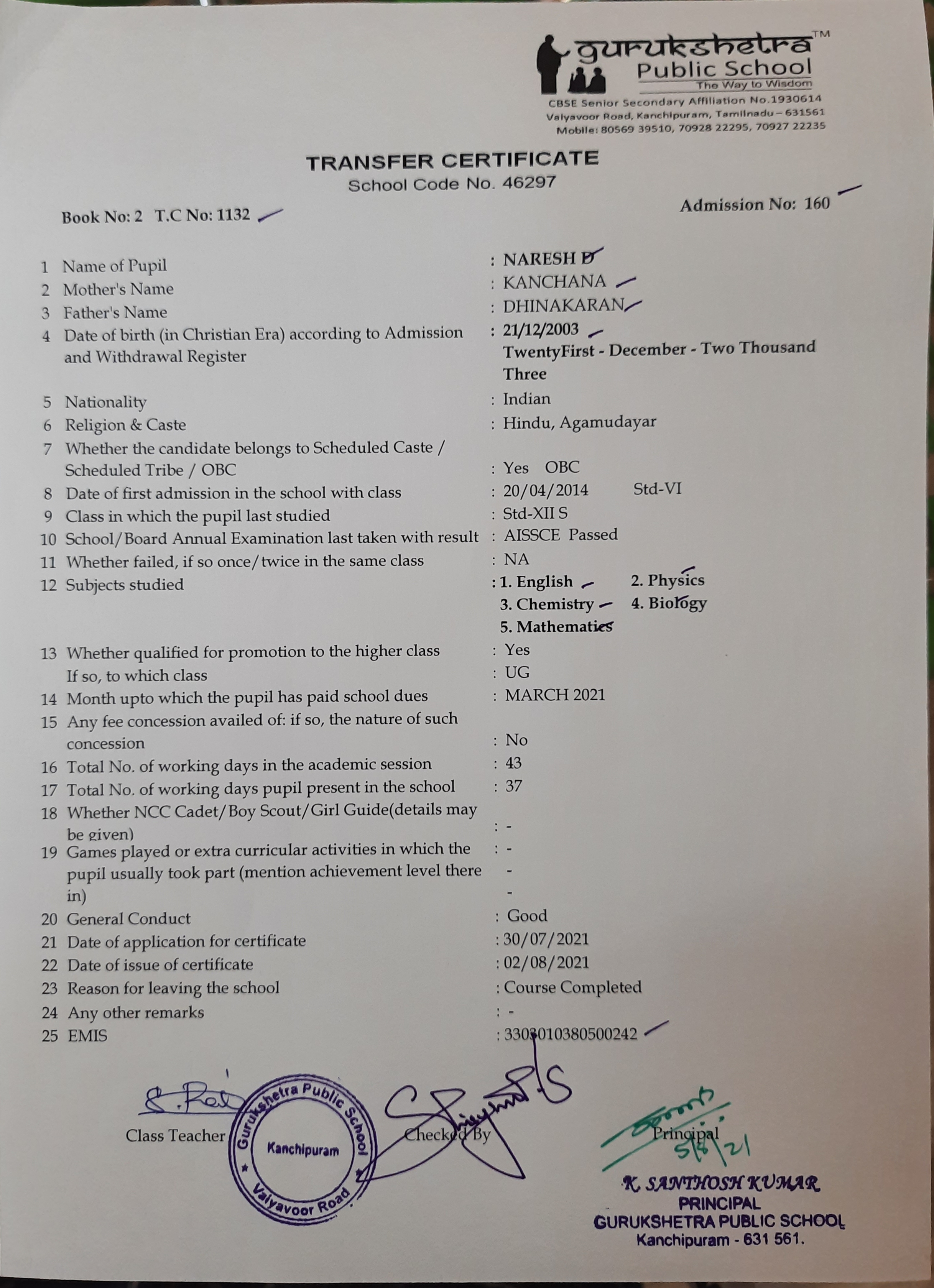 Tc-2020-21 – Gurukshetra Public School